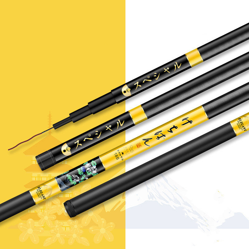 Caña de pescar de carbono endurecido 5H19