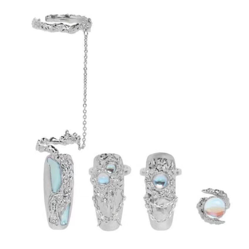 Protège-doigts d'artefact d'armure annulaire