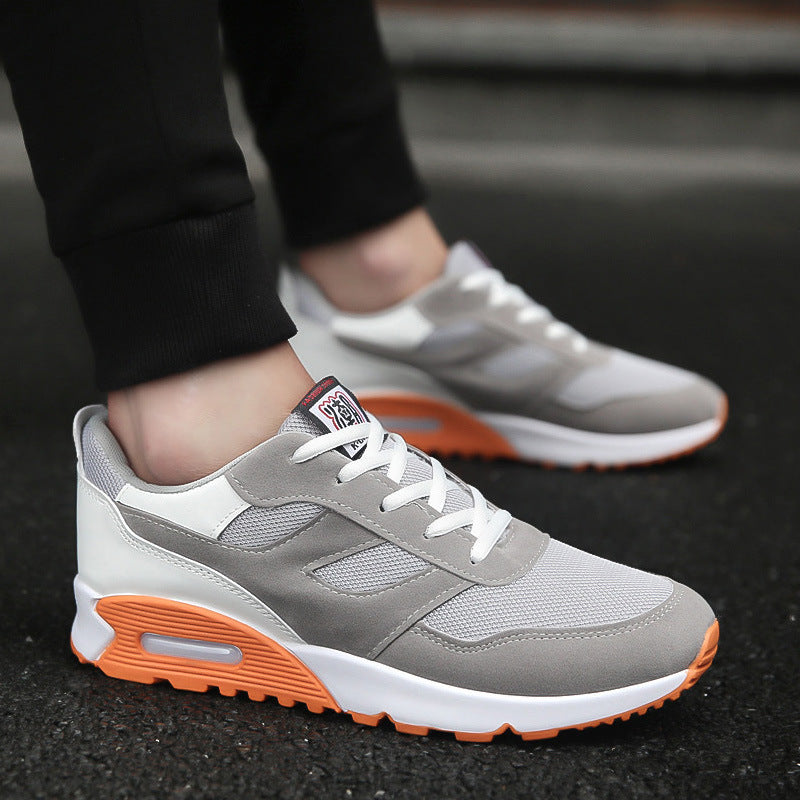 Zapatillas de correr acolchadas y de suela gruesa para hombre.