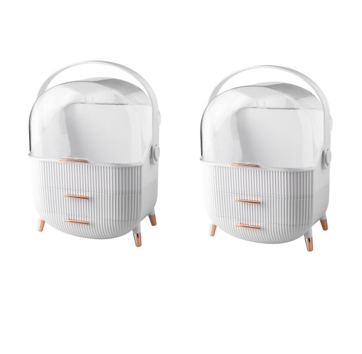 Caja de almacenamiento de productos cosméticos para el cuidado de la piel de lujo ligero