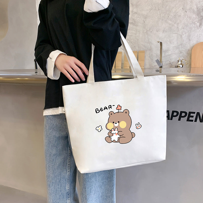 Sac en toile de grande capacité pour femmes