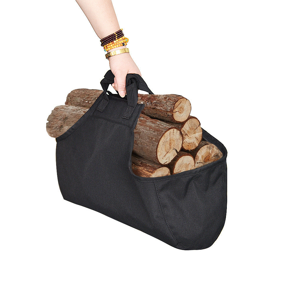 Bolsa de leña para pila de madera para acampar