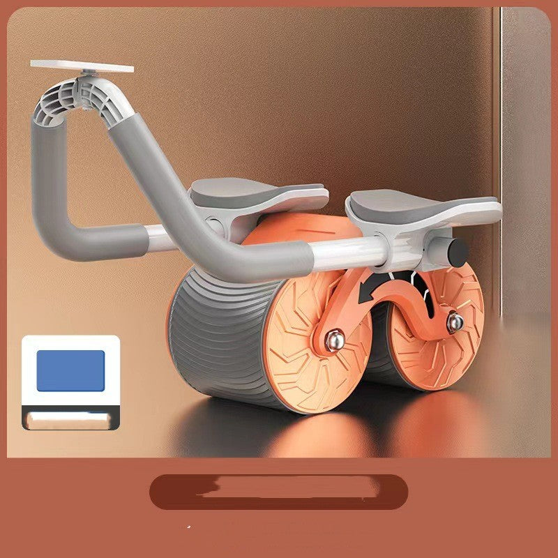 Rueda Abdominal de rebote automático, rodillo AB, rueda Abdominal, soporte para codo, hombres y mujeres, equipo de Fitness para adelgazar el vientre