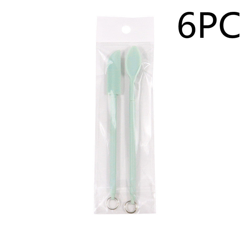 Spatule cosmétique en silicone Mini rétractable étendue