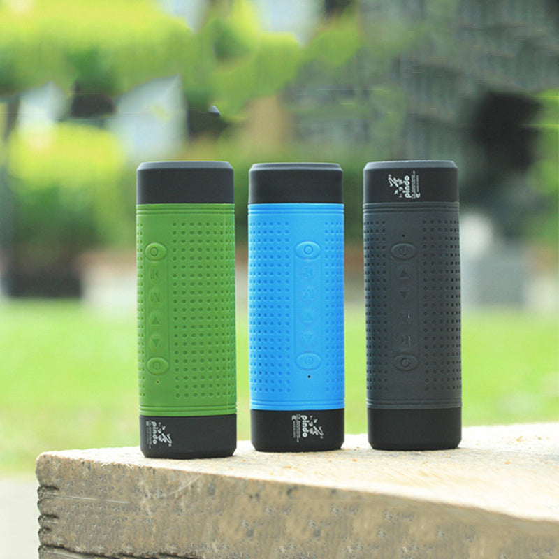 Mini bicicleta al aire libre Bluetooth altavoz tarjeta Radio linterna estéreo llamada con manos libres altavoz