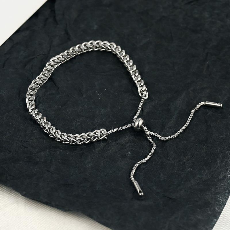 Fashion Simple Style T-shaped Pendant Titanium Steel 18K Gold Plating Basic Chain Necklace