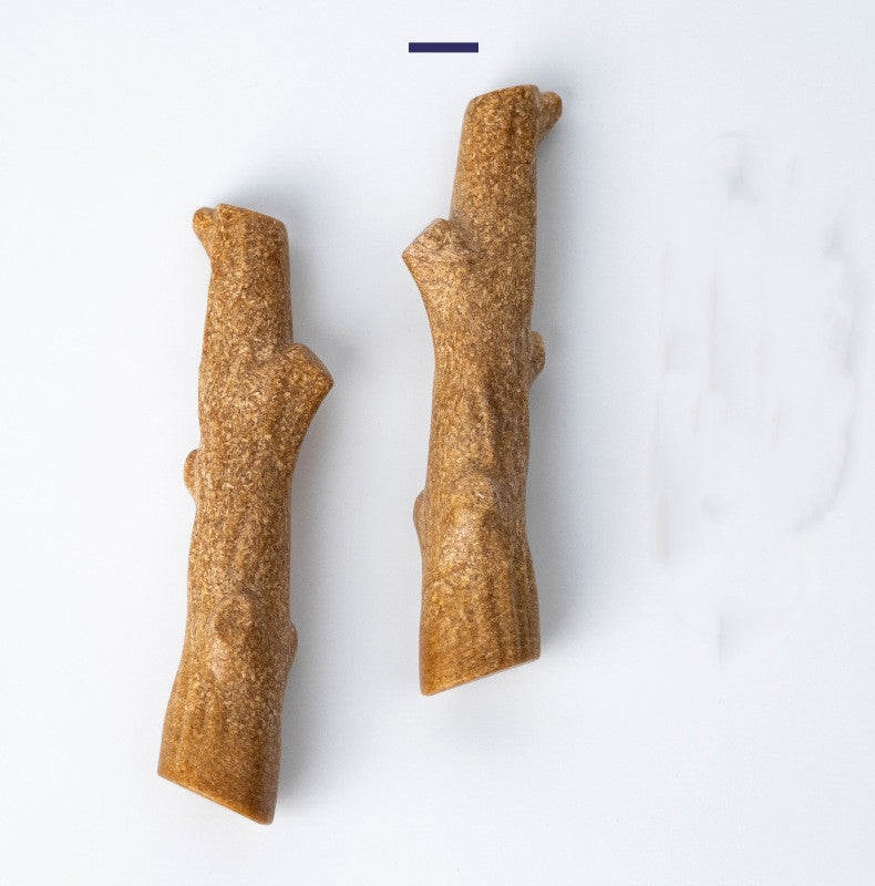 Juguetes masticables para perros de madera seguros y cafetos