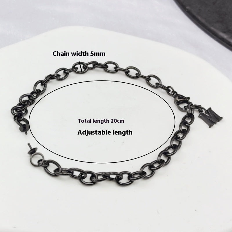 DIY Pearl Accessories Titanium Steel Empty Bracelet Holder