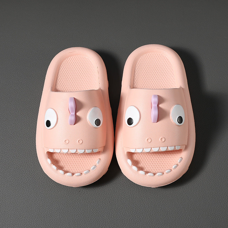 Pantoufles de requin pour enfants, chaussures de douche antidérapantes pour garçons et filles