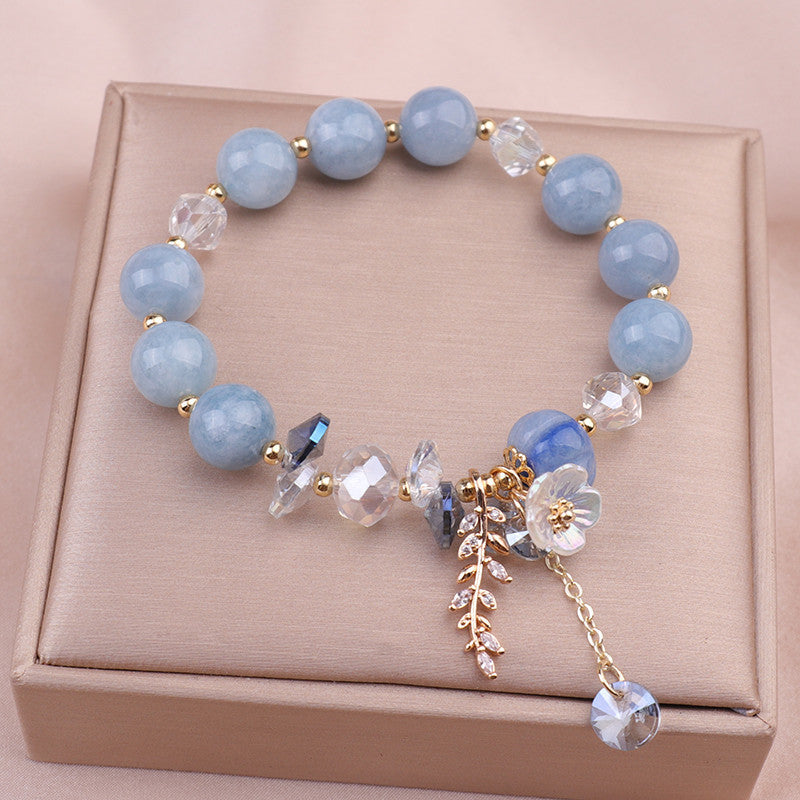 Women's Fashionable Elegant Natural Stone Crystal Bracelet