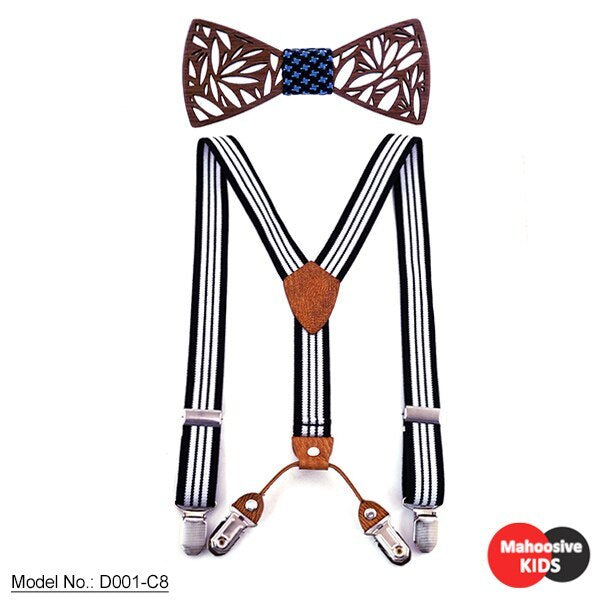Noeud papillon en bois pour enfants