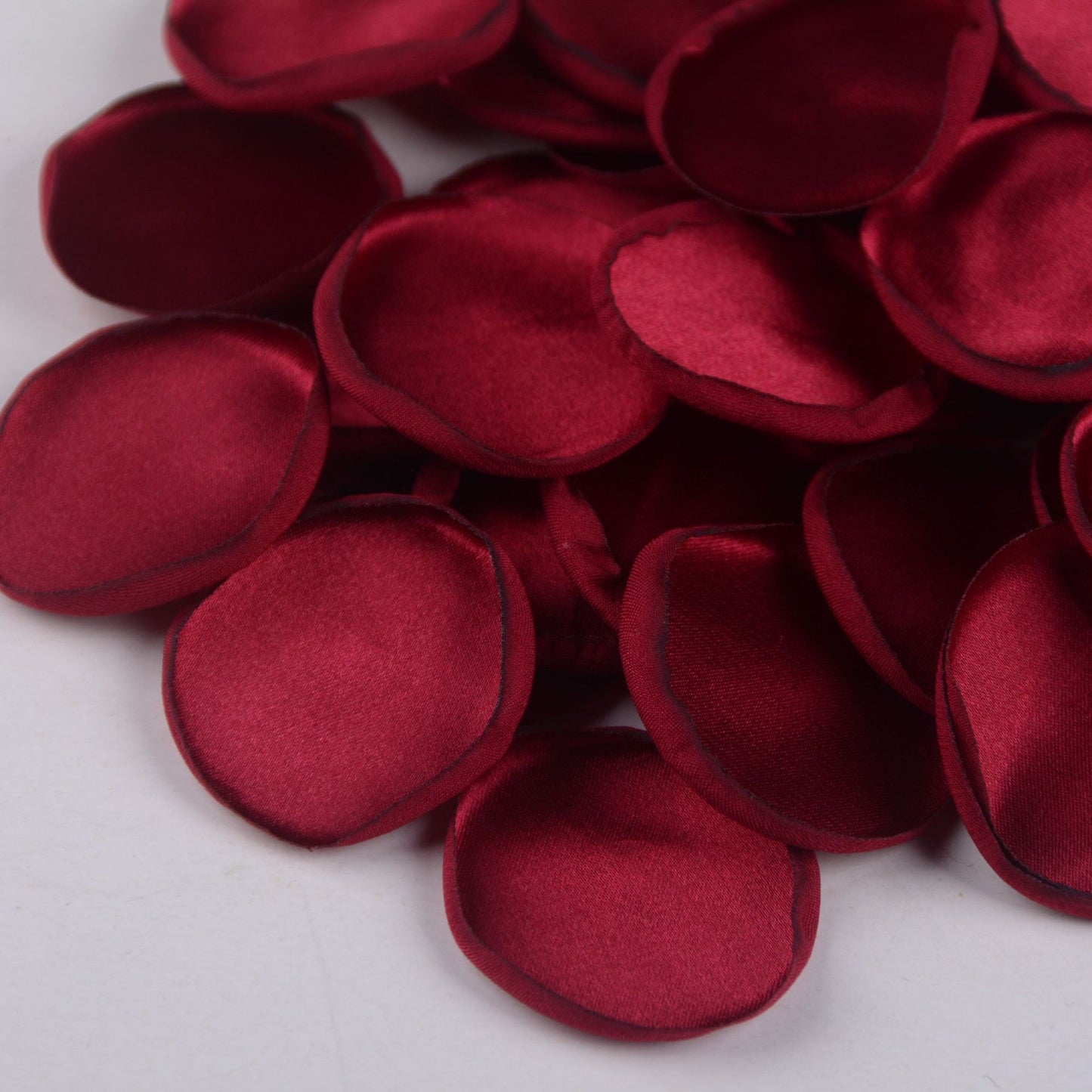 4cm Silk Rose Burnt Edge Petals Wedding Glowing Cream Powder Laminate