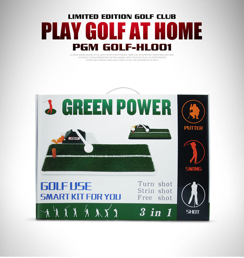 Entrenador de swing de golf Entrenador de swing interior multifuncional Entrenador de almohadilla de golpe para principiantes