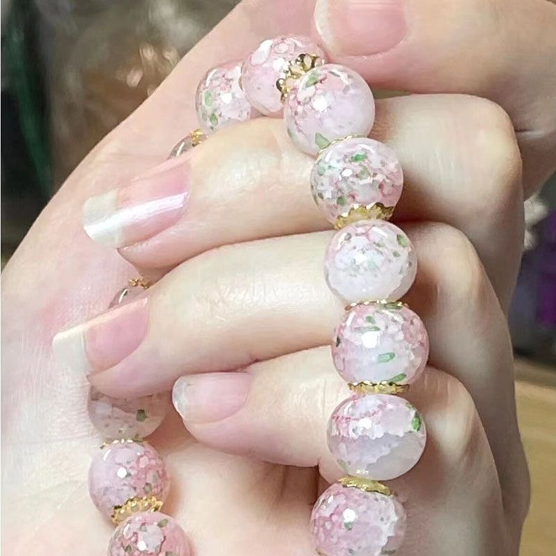 Spring Limit Colored Glazing Bead Bracelet