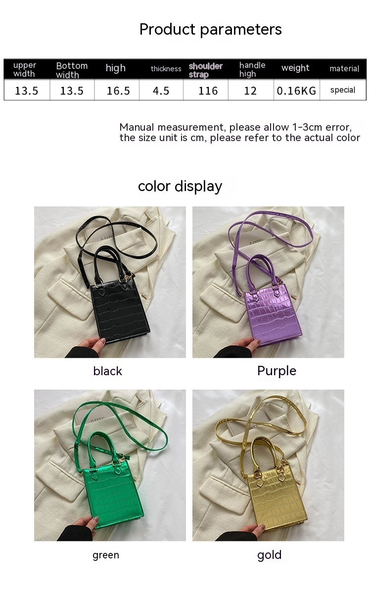 Women's Simple Casual Crossbody Small Square Bag