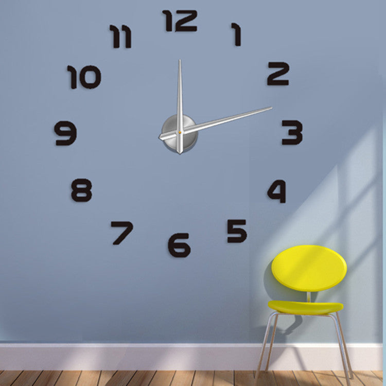 Sala de estar Reloj de pared súper acrílico DIY Sala de estar