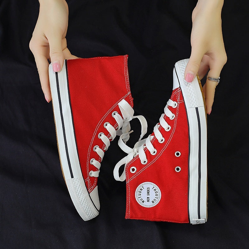 Chaussures montantes en toile pour femmes