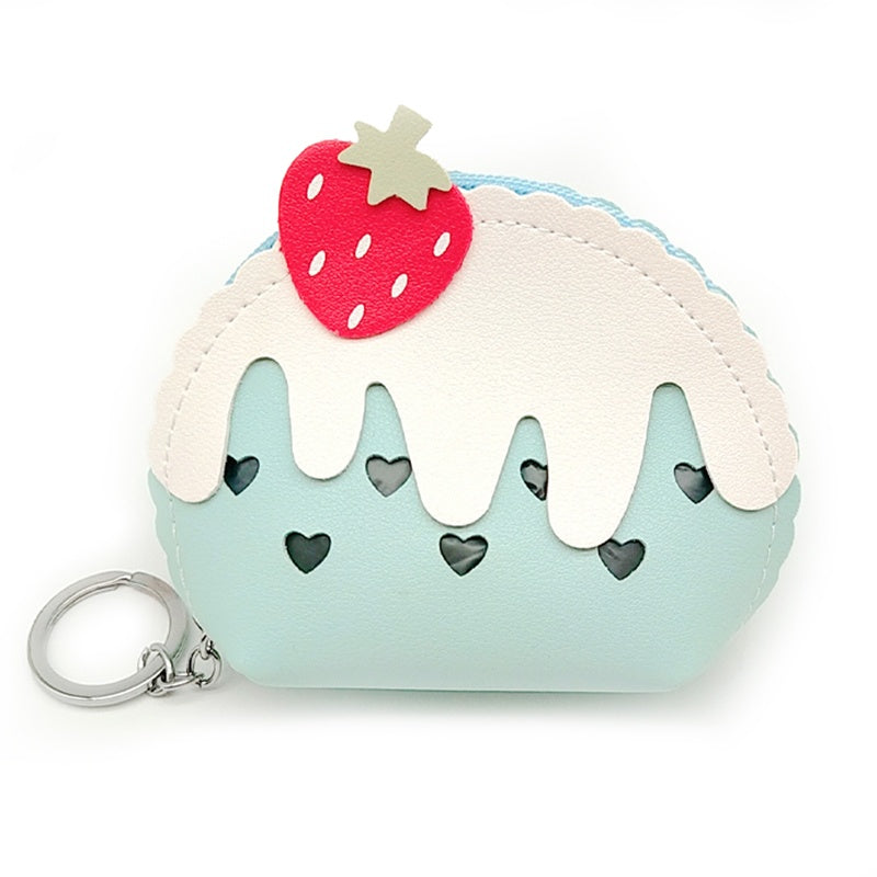 Cartera portátil multifuncional con cremallera.