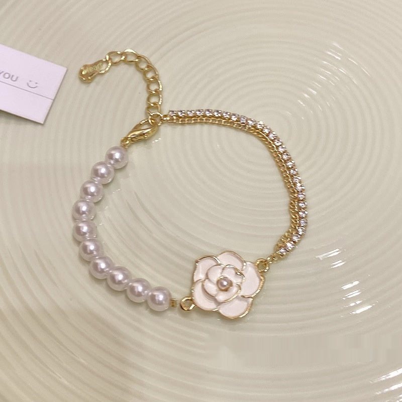 Bracelet coeur de perles de tempérament de mode pour femmes