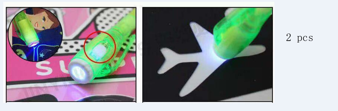 Tablero fluorescente 3D