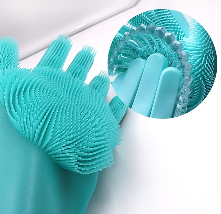 Gants de nettoyage en silicone résistants à la chaleur