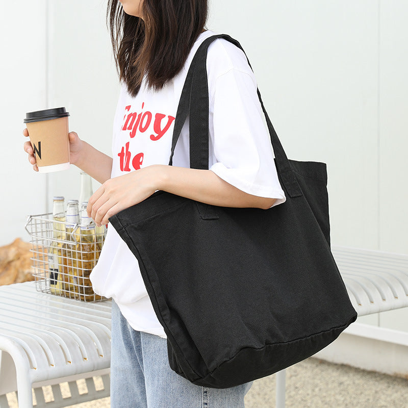 Sac en toile artistique décontracté à bandoulière rétro à la mode