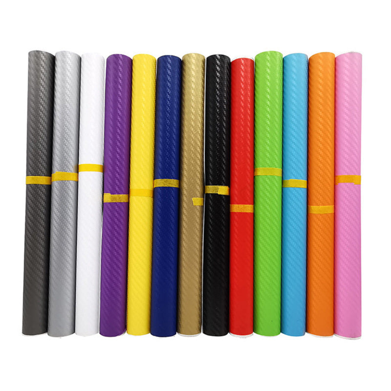 3D Stereo Carbon Fiber Stickers Car Body Interior And Exterior Decoration Change Decoration