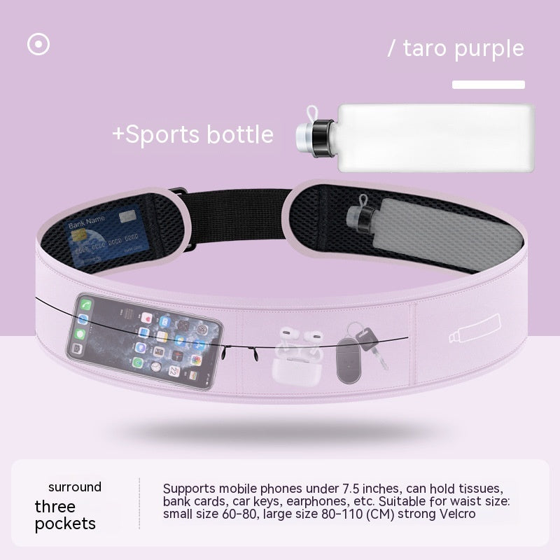 Bolso multifuncional invisible de la cintura del bolso del teléfono móvil que corre