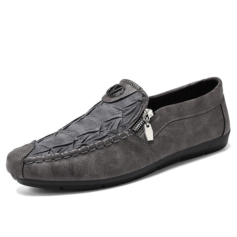Chaussures paresseuses à enfiler quatre saisons à fond souple rétro