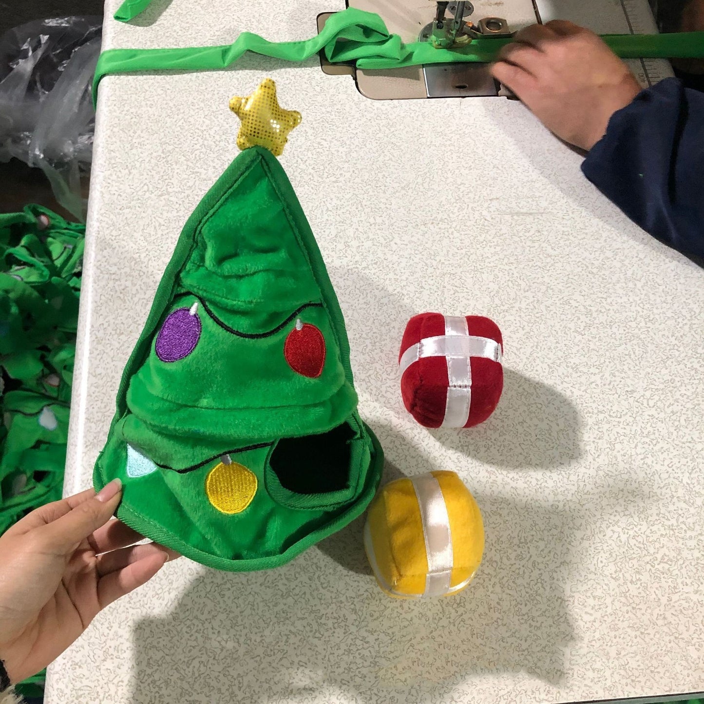 Jouets pour animaux de compagnie, nourriture de noël, jouets sonores mignons pour chien