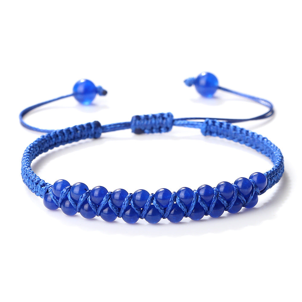 Bohemian Style Fashion Accessories Friendship Rope Bracelet Double Row Beads