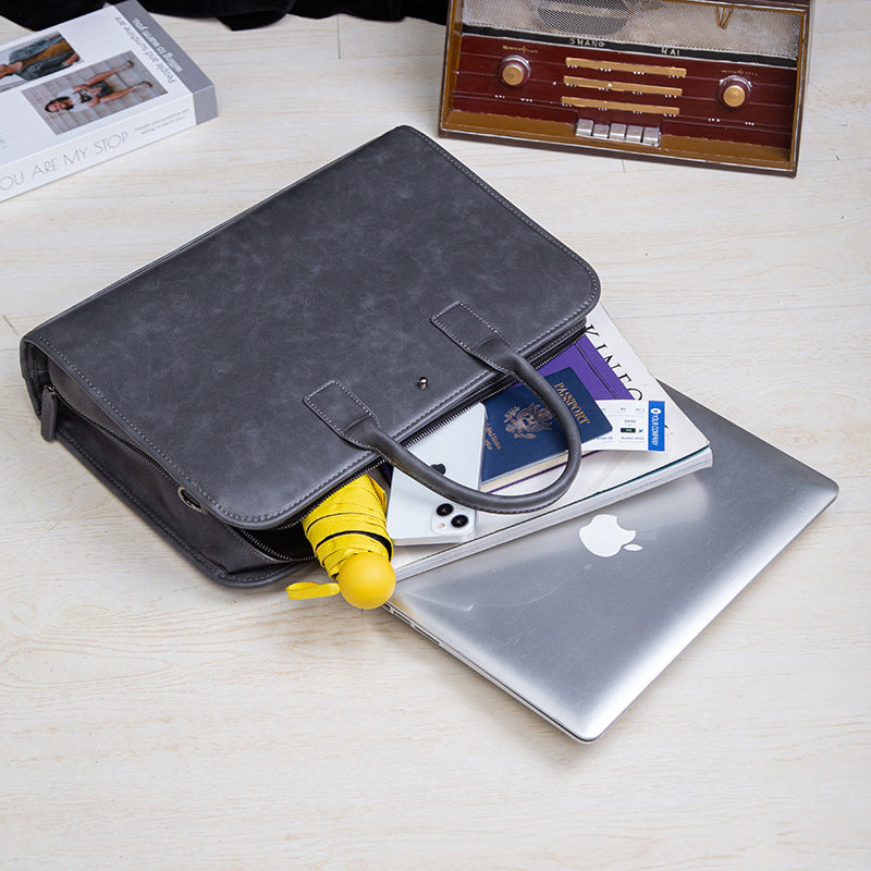 Bolso de mano para hombre, maletín informal diario, paquete de archivo personalizado