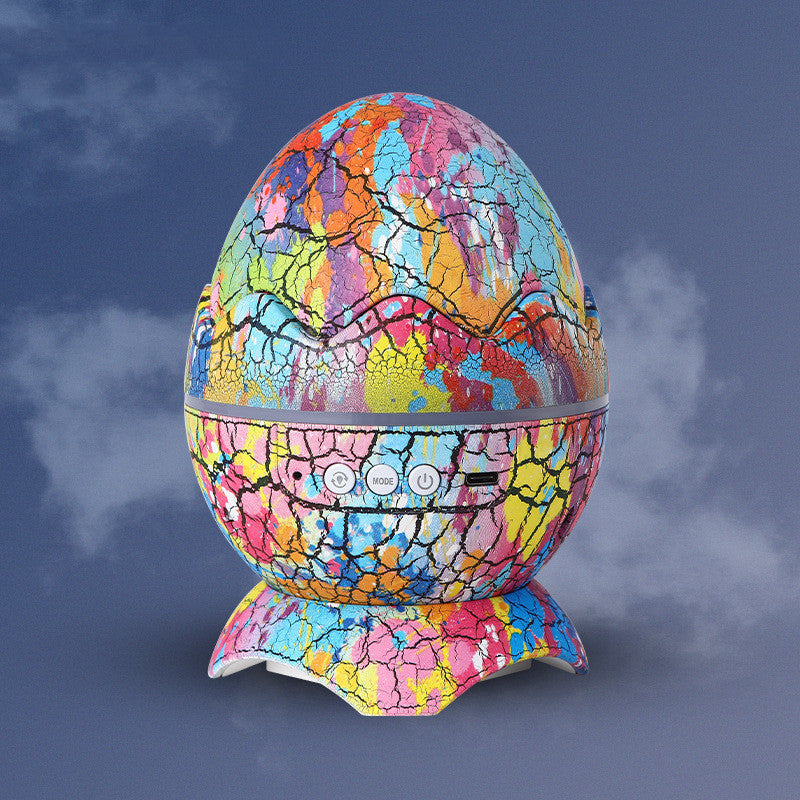 LED Dinosaur Egg Star Galaxy Projection Lamp Bluetooth Music