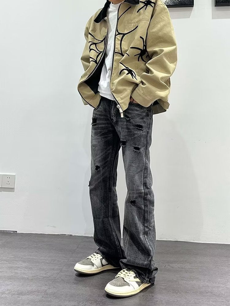 American Niche Water Washed Hole Skinny Jeans