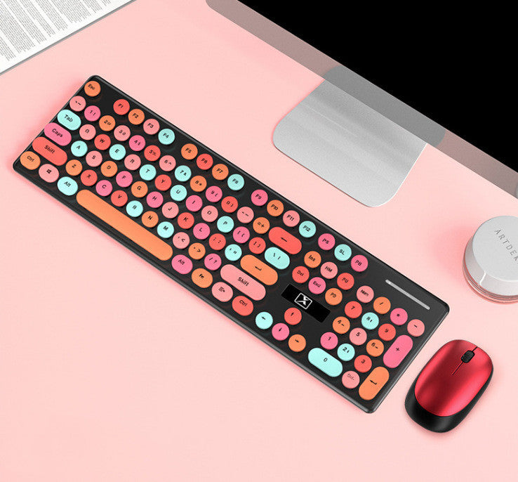 Ensemble clavier et souris manipulateur punk sans fil