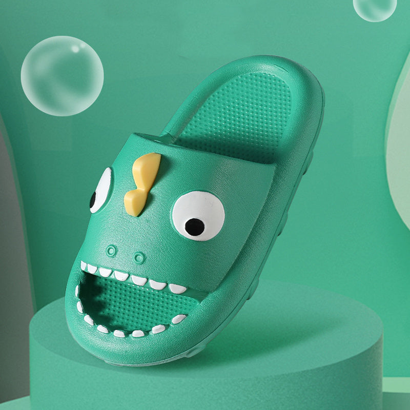 Pantoufles de requin pour enfants, chaussures de douche antidérapantes pour garçons et filles