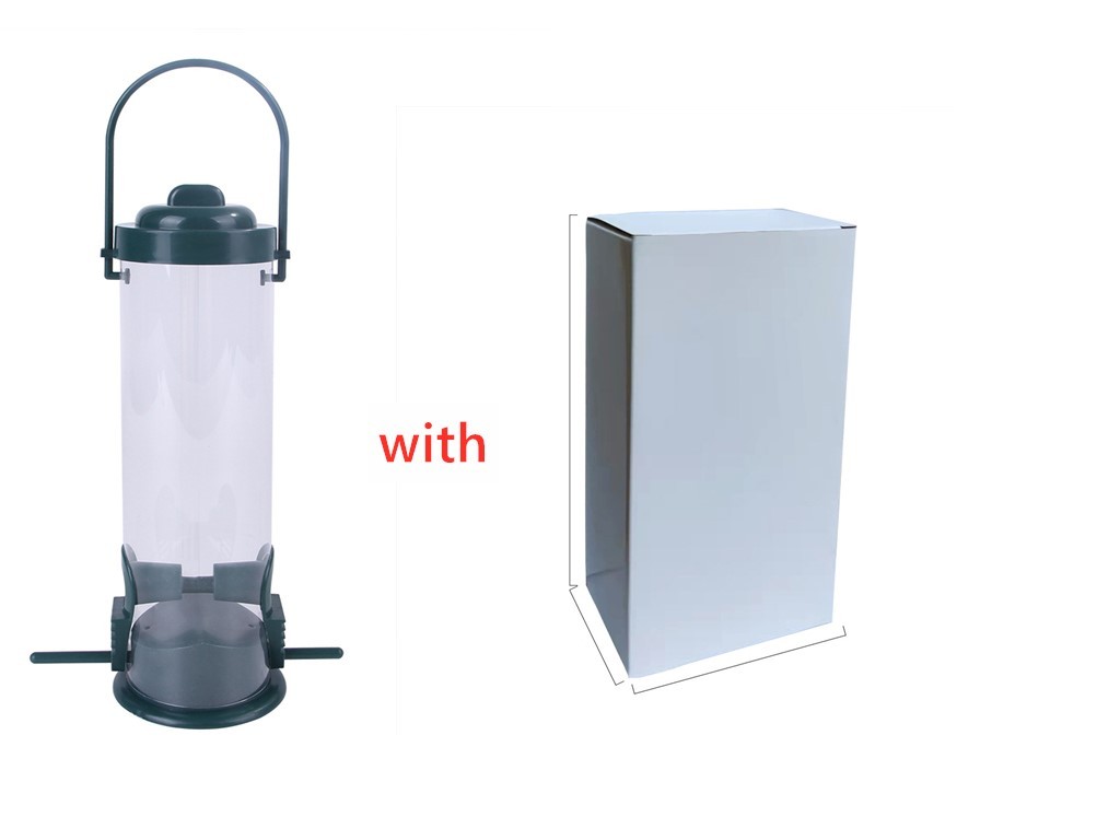 Mangeoire pour oiseaux pour animaux de compagnie, Station d'alimentation suspendue en plastique pour jardin, distributeur de nourriture pour oiseaux, mangeoires pour décoration de jardin d'arbre en plein air