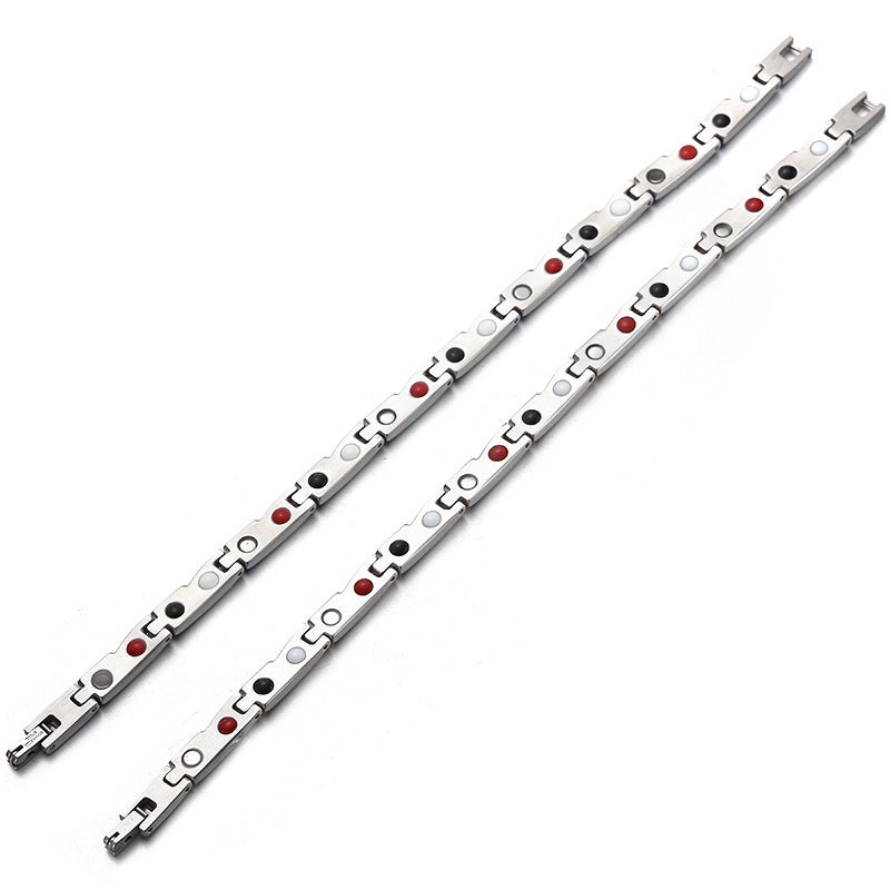 Bracelet de soins de santé à ions négatifs magnétiques quatre en un pour hommes et femmes