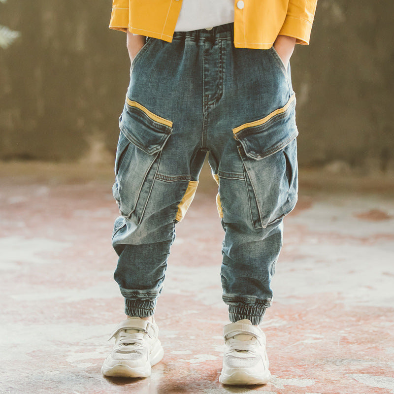 Jeans de printemps et d'automne pour garçons