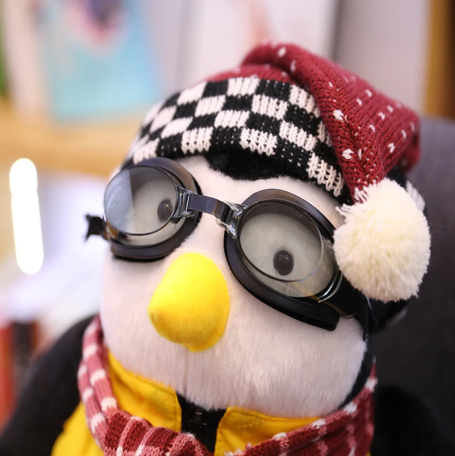 Serious Joey's HUGSY juguetes de peluche pingüino Rachel muñecos de peluche juguetes para niños cumpleaños regalo de Navidad 18