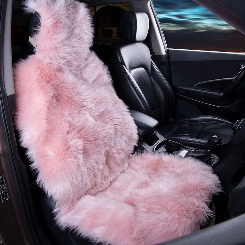 Warm General Motors Faux Wool Long Hair Cushion