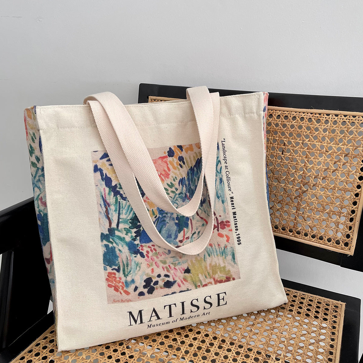 Mattis Oil Painting Canvas Bag Personality