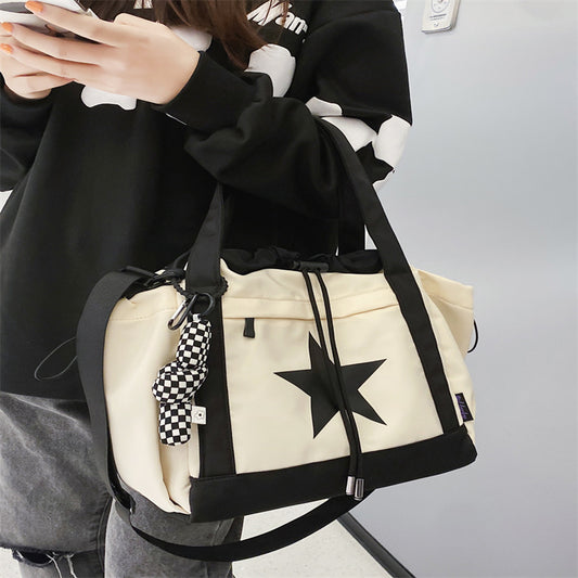 Sac en toile Sac à bandoulière japonais tout assorti