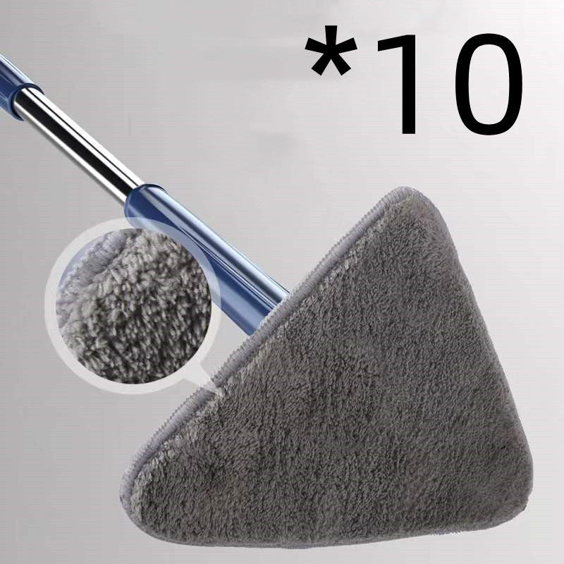 Vadrouille triangulaire extensible à 360 degrés, vadrouille de nettoyage réglable et rotative à 360 Cm pour baignoire, carrelage, sol, mur, vadrouille de nettoyage en profondeur