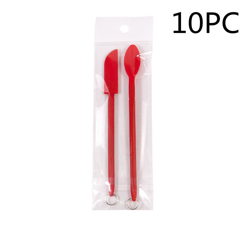 Spatule cosmétique en silicone Mini rétractable étendue