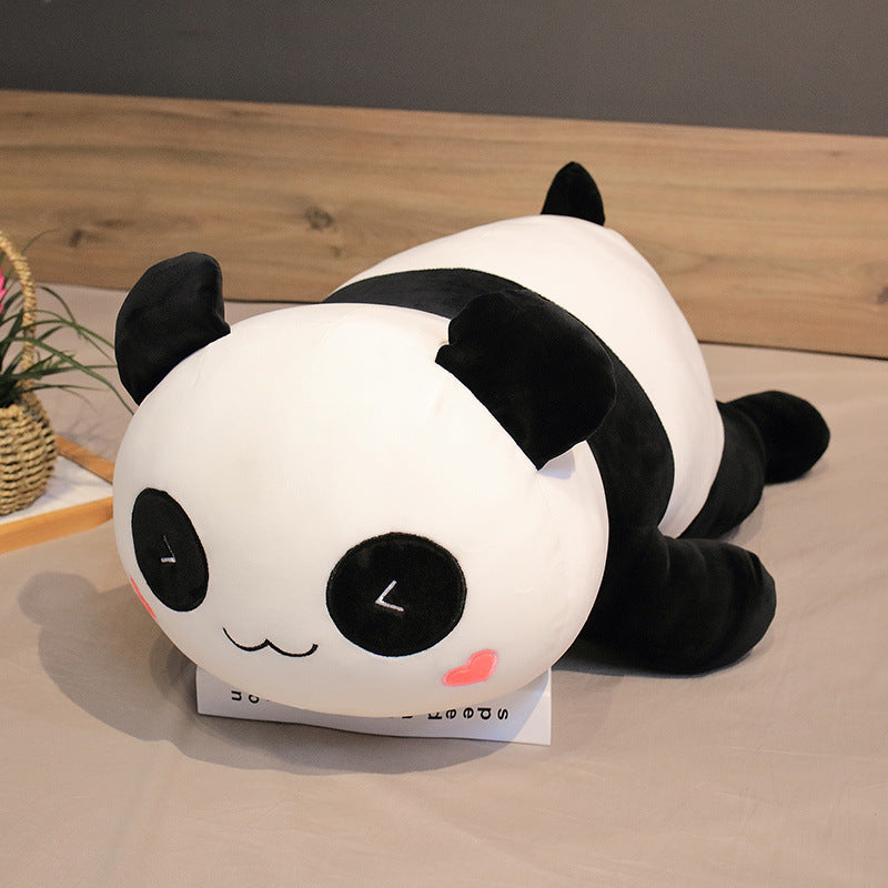 Almohada de panda tumbado, almohada grande para dormir