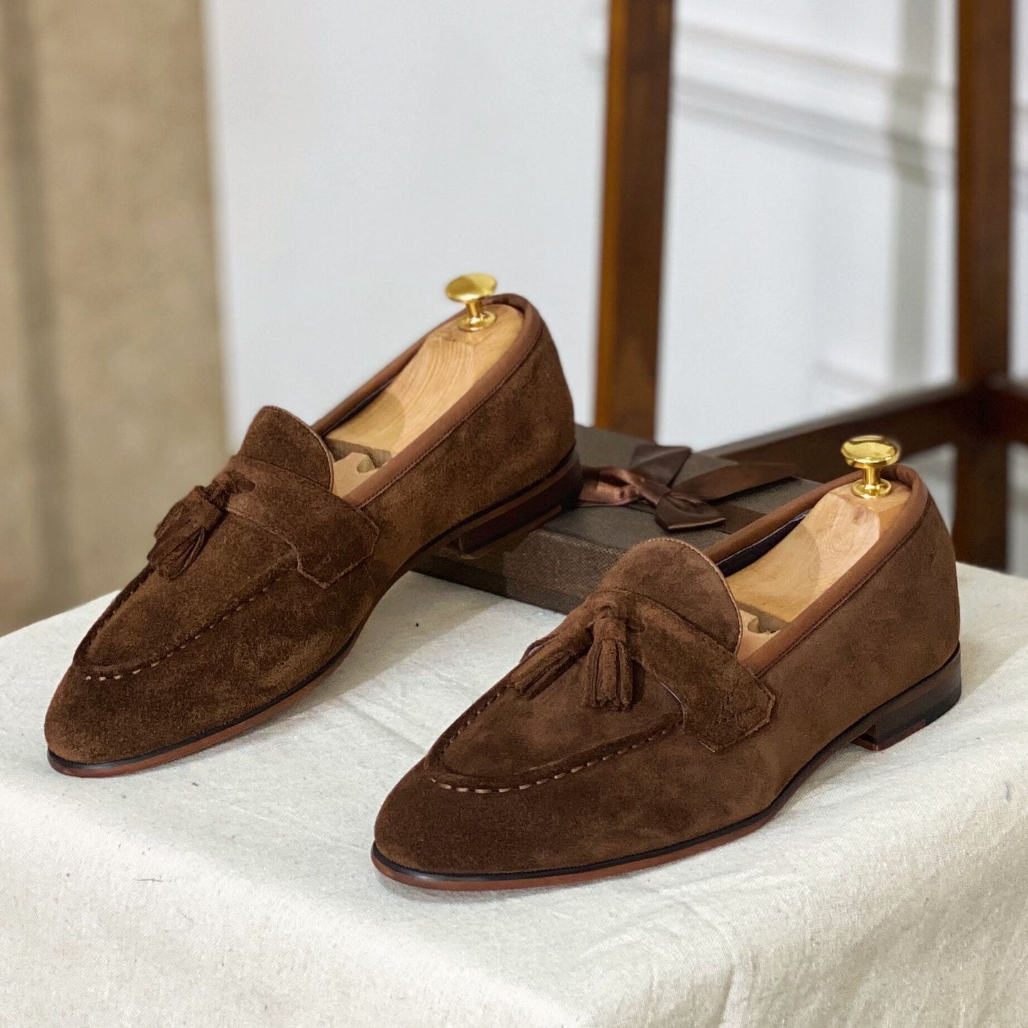 Zapatos de traje de piel de vacuno cuadrados para hombre