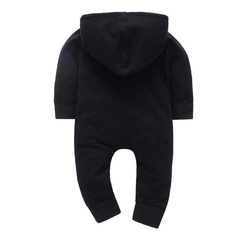 Barboteuse d'hiver à capuche pour bébé