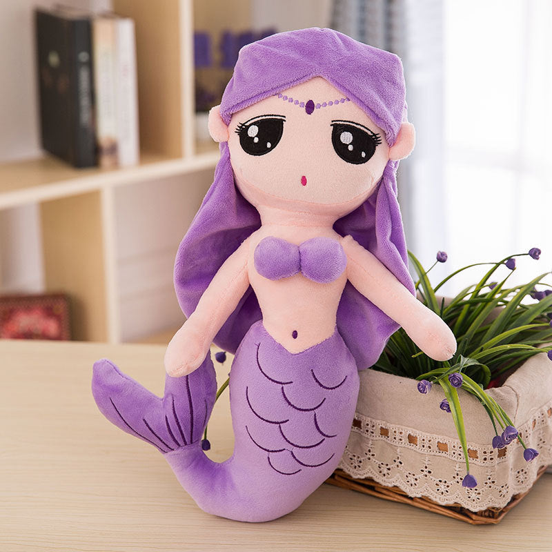 Muñeca de peluche de princesa sirena