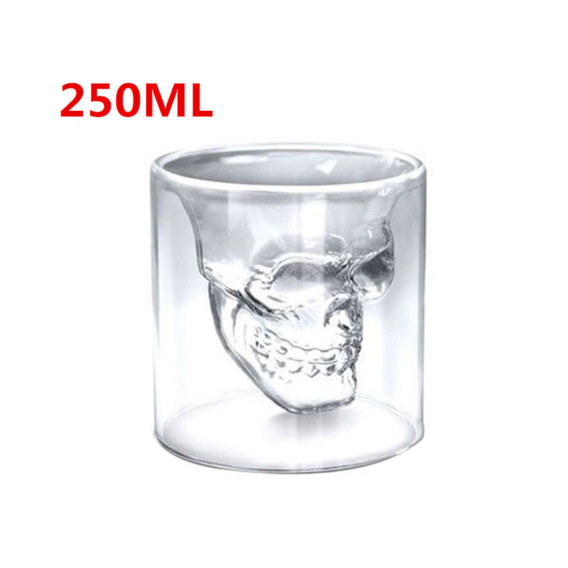 Calavera Calavera Doble Cristal Transparente